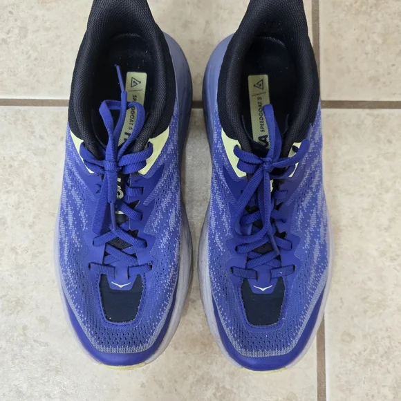Hoka One One Blue Athletic Shoes - Picture 1 of 6